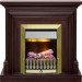 Каминокомплект Dimplex Bradford - Темный дуб с очагом Danville Antique Brass FB2