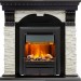 Каминокомплект Dimplex Dublin - Венге / Сланец белый с очагом Brookline Black
