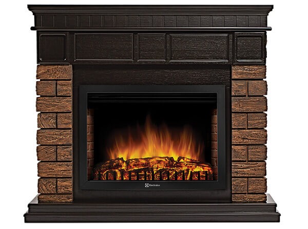 Портал Electrolux Bricks Wood 25 камень темный, шпон венге
