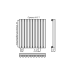 KZTO Гармония А40 1-1250-4 трубчатый радиатор