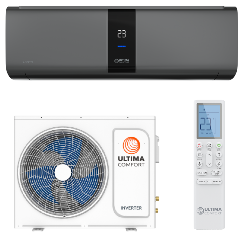 Ultima Comfort ELN-I09PN Elysium Nero Inverter кондиционер инверторный