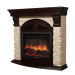Портал Firelight Torre 30 U камень слоновая кость, темный дуб