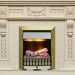 Каминокомплект Dimplex Corsica - Слоновая кость с патиной с очагом Danville Antique Brass FB2
