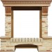 Каминокомплект Dimplex Pierre Luxe - Дуб / Сланец с очагом Brookline Black