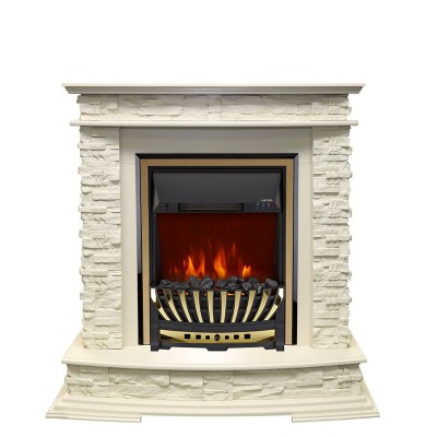 Каминокомплект Royal Flame Luzern - Слоновая кость с очагом Aspen Gold