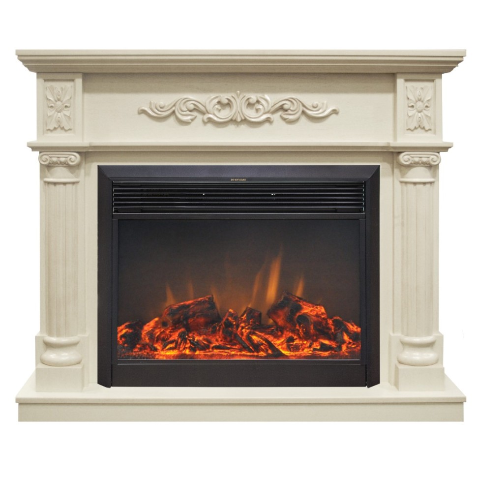 Камин электрический RealFlame Silvia 26 WT с Moonblaze Lux BL S