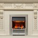 Каминокомплект Dimplex Corsica - Слоновая кость с патиной с очагом Chesford