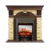 Каминокомплект Royal Flame Dublin - Темный дуб / Сланец с очагом Fobos FX M Black
