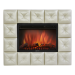 Портал Firelight Crystal 30 светлая экокожа + очаг 3020LS