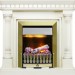 Каминокомплект Dimplex Dallas - Слоновая кость с патиной с очагом Danville Antique Brass FB2