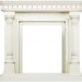 Каминокомплект Dimplex Dallas - Слоновая кость с патиной с очагом Danville Antique Brass FB2