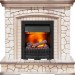 Каминокомплект Dimplex Preston - Белый/Слоновая кость с патиной с очагом Danville Black FB2