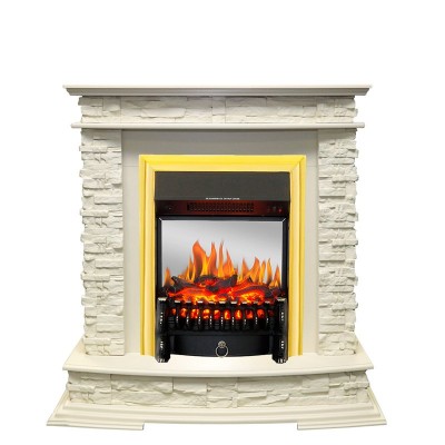 Каминокомплект Royal Flame Luzern - Слоновая кость с очагом Fobos FX M Brass