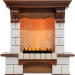 Каминокомплект Dimplex Pierre Luxe - Дуб / Шампань h=975 мм с очагом Cassette 400 LNH-INT PS