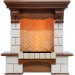 Каминокомплект Dimplex Pierre Luxe - Дуб / Шампань h=975 мм с очагом Cassette 400 LNH-INT PS