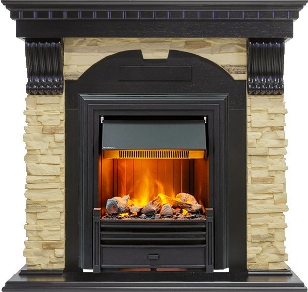 Каминокомплект Dimplex Dublin - Венге / Сланец с очагом Brookline Black