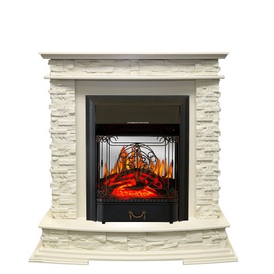 Каминокомплект Royal Flame Luzern - Слоновая кость с очагом Majestic FX M Black