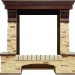 Каминокомплект Dimplex Pierre Luxe - Темный дуб / Сланец с очагом Chesford