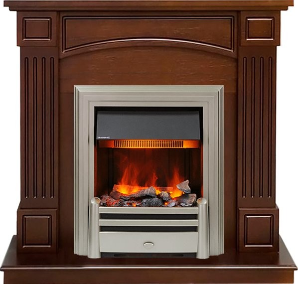 Каминокомплект Dimplex Boston - Темный дуб (Высота 925см) с очагом Chesford