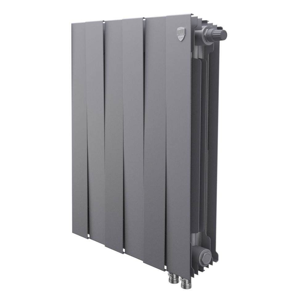 Royal Thermo PianoForte 500 VDR80 Silver Satin 6 секций радиатор