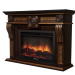 Портал Firelight Vittoriano 30 тёмный дуб с золотой патиной