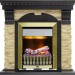 Каминокомплект Dimplex Dublin - Венге / Сланец с очагом Danville Antique Brass FB2