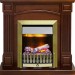 Каминокомплект Dimplex Boston - Темный дуб (Высота 925см) с очагом Danville Antique Brass FB2