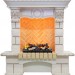 Каминокомплект Dimplex Pierre Luxe - Слоновая кость / Шампань h=975 мм с Cassette 400 LNH-INT дрова