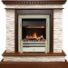 Каминокомплект Dimplex Calgary - Дуб / Сланец белый с очагом Cavendish
