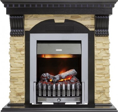 Каминокомплект Dimplex Dublin - Венге / Сланец с очагом Danville Chrome FB2