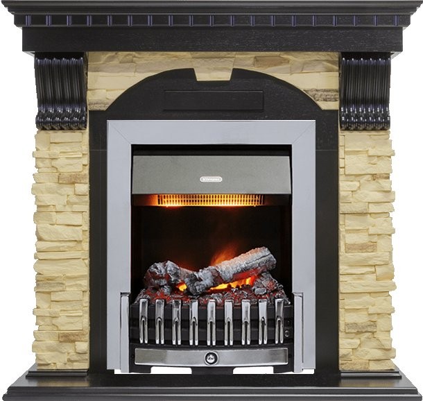 Каминокомплект Dimplex Dublin - Венге / Сланец с очагом Danville Chrome FB2