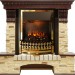 Каминокомплект Dimplex Pierre Luxe - Темный дуб / Сланец с очагом Atherton