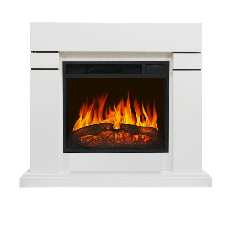 Каминокомплект Royal Flame Lindos - Белый (Высота 915 мм) с очагом Vision 23 LED FX