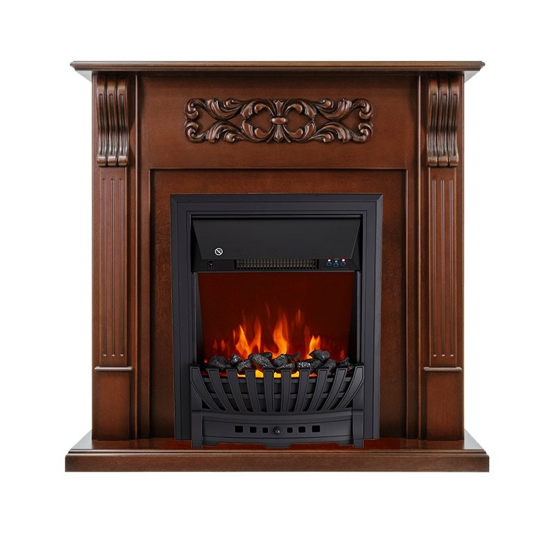 Каминокомплект Royal Flame Venice - Махагон коричневый антик с очагом Aspen Black