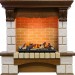 Каминокомплект Dimplex Pierre Luxe - Дуб / Шампань h=1035 мм с очагом Cassette 600 LNH-INT дрова
