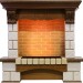 Каминокомплект Dimplex Pierre Luxe - Дуб / Шампань h=1035 мм с очагом Cassette 600 LNH-INT дрова