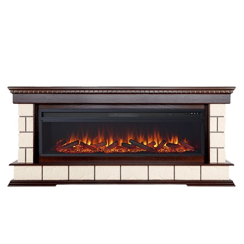 Каминокомплект Royal Flame Shateau 60 - Темный дуб с очагом Vision 60 LOG LED