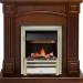Каминокомплект Dimplex Boston - Темный дуб (Высота 925см) с очагом Cavendish