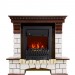 Каминокомплект Royal Flame Pierre Luxe - Темный дуб / Белый с очагом Aspen Black