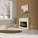 Каминокомплект Electrolux Bianco 25 белый с очагом EFP/P-2520LS