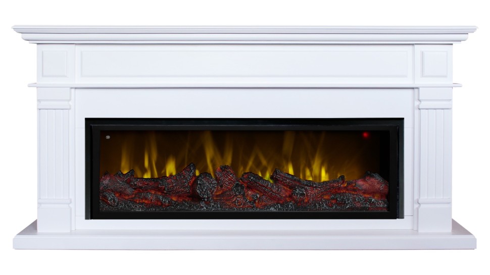 Камин электрический RealFlame Islandia WT с очагом Beverly