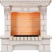 Каминокомплект Dimplex Pierre Luxe угловой - Слоновая кость / Шампань с Cassette 600 LNH-INT дрова