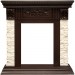 Каминокомплект Dimplex Luxemburg (каменный) - Сланец/Темный дуб с очагом Danville Antique Brass FB2