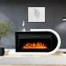Портал Royal Flame Basel R - Белый с черным