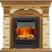 Каминокомплект Dimplex Dublin -  Дуб / Сланец с очагом Brookline Black