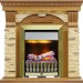 Каминокомплект Dimplex Dublin -  Дуб / Сланец с очагом Danville Antique Brass FB2