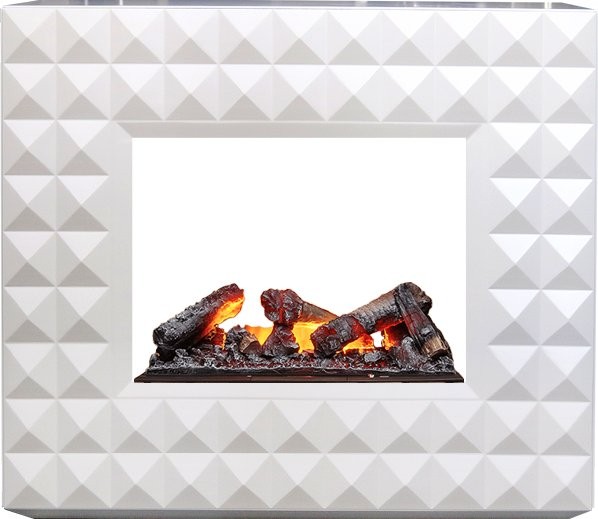 Каминокомплект Dimplex Diamond - Бьянко белый с очагом Cassette 600 NH