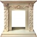 Каминокомплект Dimplex Adriana - Cлоновая кость с очагом Danville Antique Brass FB2
